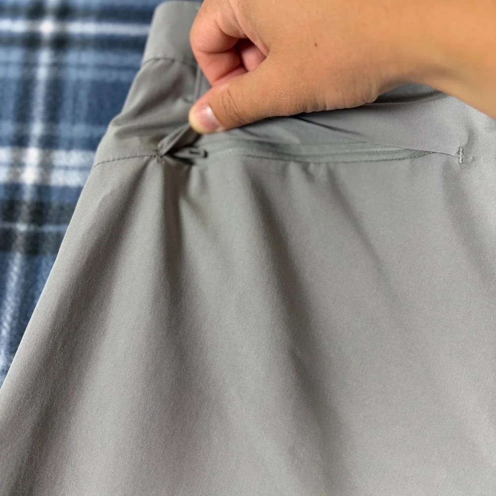 Fabletics Only-Way Tech Pants Mens 33x30 Grey Performance Stretch Trousers